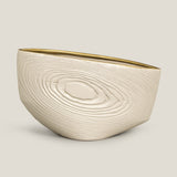 Woodland Beige Textured Ceramic Vase