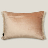 Ichiro Blush Pink Emb. Velvet Cushion Cover