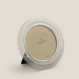 Chantilly Silver Round Photo Frame