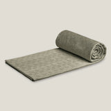 Light Grey Velvet Bedspread