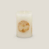 Lemon Slices Ivory Pillar Candle