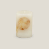 Lemon Slices Ivory Pillar Candle