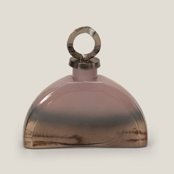Rubesco Pink Glass Decor Jar