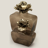 Falcon Brown Glass Decor Jar S