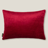 Abelia Emb. Red Velvet Cushion Cover