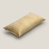 Ren Emb. Yellow Velvet Cushion Cover