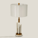 Modern White Marble Table Lamp