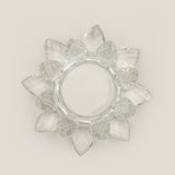Edelweiss Grey Crystal Candle Holder