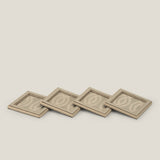 Cordia Grey Coaster Set