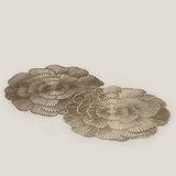 Poppy Gold Placemat Set Of 2
