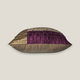 Gaia Quilted Purple & Grey Euro Cover