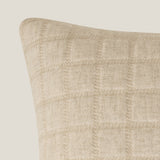 Arras Off-White Linen Euro Cover