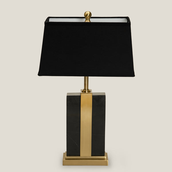 Modern Black Marble Table Lamp