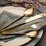 Trium Gold Table Knife Set of 4