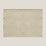 Cordia Light Grey & Off White Embroidered Faux Leather Remote Box