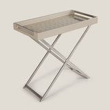 Cordia Light Grey Butler Tray With Stand