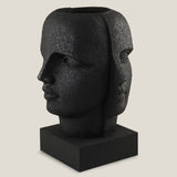 Auguste Black Resin Planter