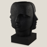 Auguste Black Resin Planter