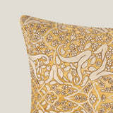 Inaya Yellow Velvet Cushion Cover