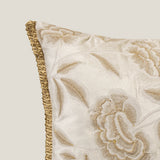 Floral Emb Cushion Cover
