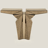 Phoenix Brown Mirror Console Table