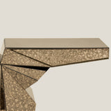 Phoenix Brown Mirror Console Table