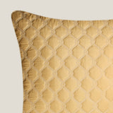 Ines Yellow & Off White Reversible Euro Cover