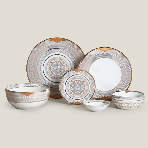 Medicci Gold & Platinum Dinner Set