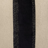 Ruban Beige & Black Cushion