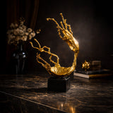 Splash Gold Metal Decor