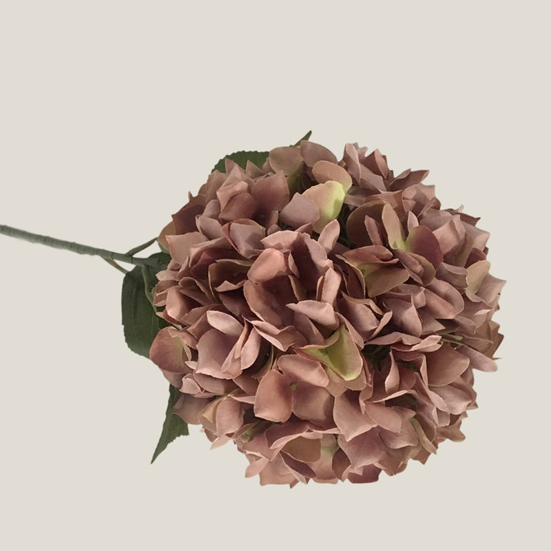 Curly Hydrangea Blush Pink Faux Flower