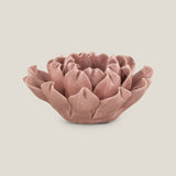 Chrysanthemum Pink Ceramic Votive