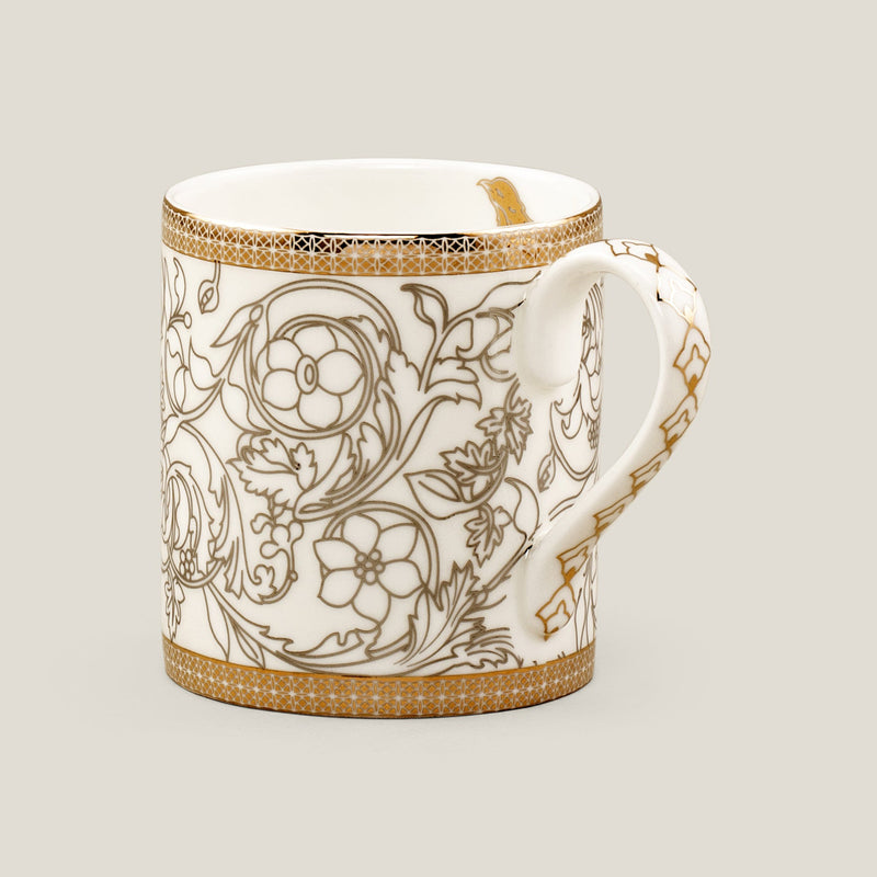 Alessi Gold & Platinum Coffee Mug Set Of 2