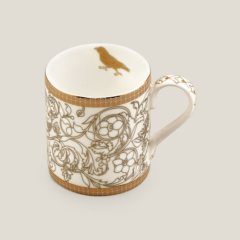 Alessi Gold & Platinum Coffee Mug Set Of 2