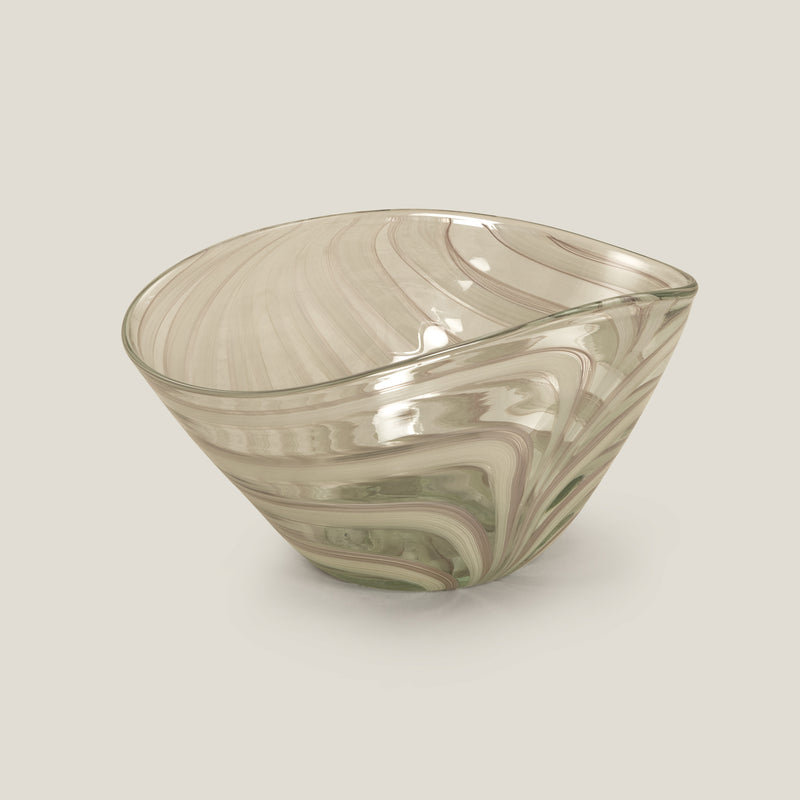 Arctic Glass Decor Bowl