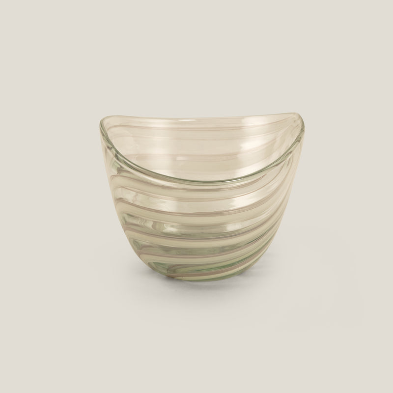 Arctic Glass Decor Bowl