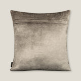 Arca Grey Emb. Velvet Cushion Cover