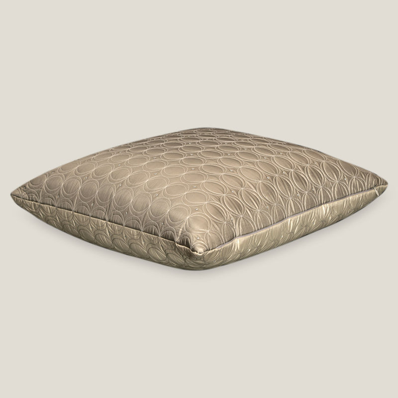 Amande Dark & Light Grey Reversible Euro Cover