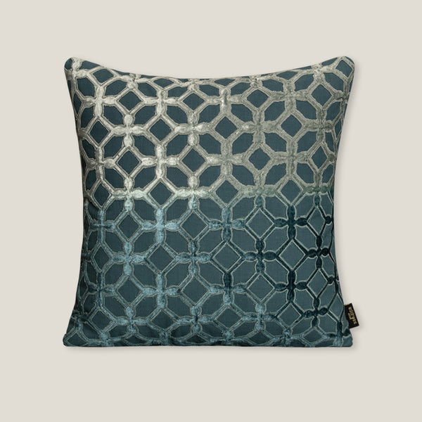 Elegante Teal Cushion Cover