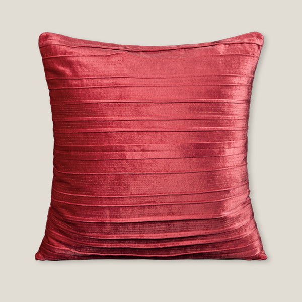 Yuzen Fuschia Pink Velvet Cushion Cover