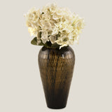 Favus Brown Tall Glass Vase