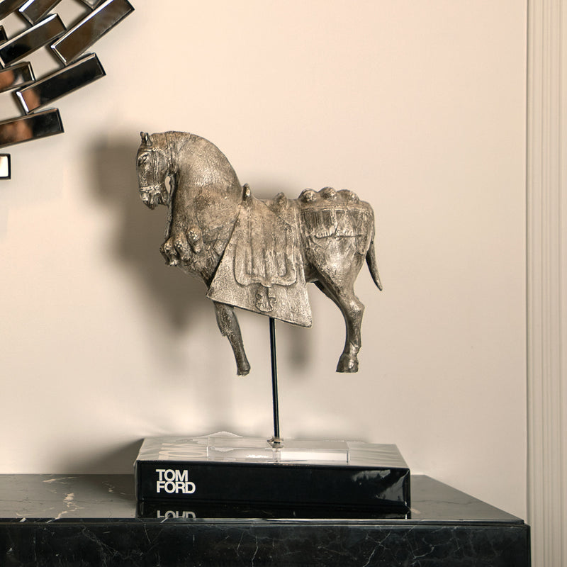 Cavalry Horse Sculpture