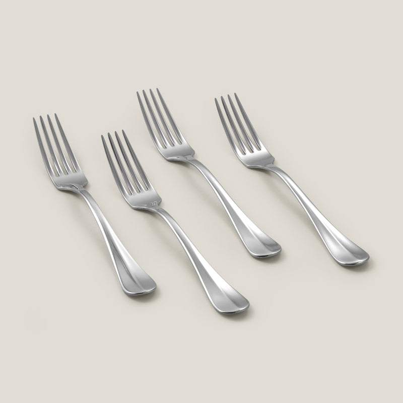 Baguette Silver Fork Set Of 4