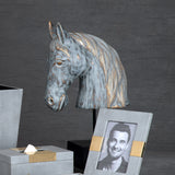 Equidae Grey Horse Sculpture