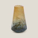 Atlantic Grey Glass Vase