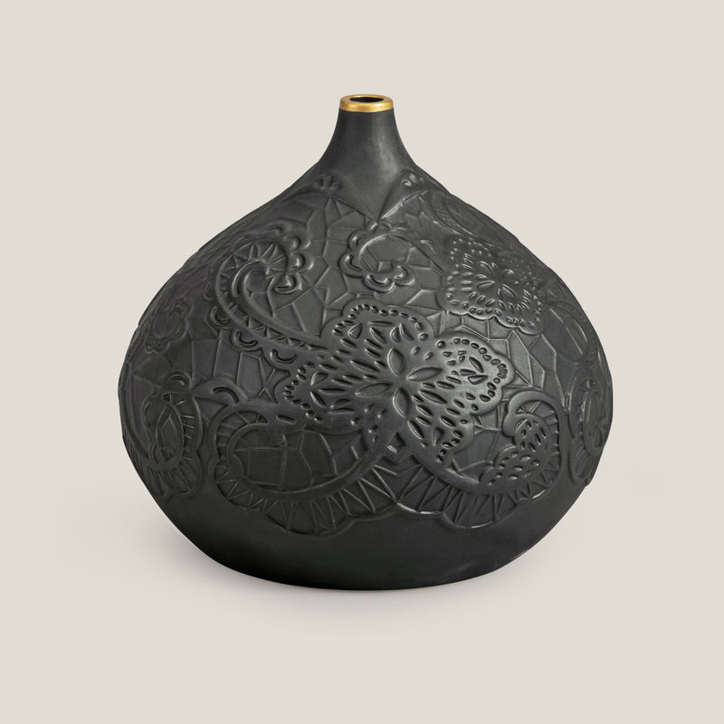 Chantilly Black Ceramic Decor