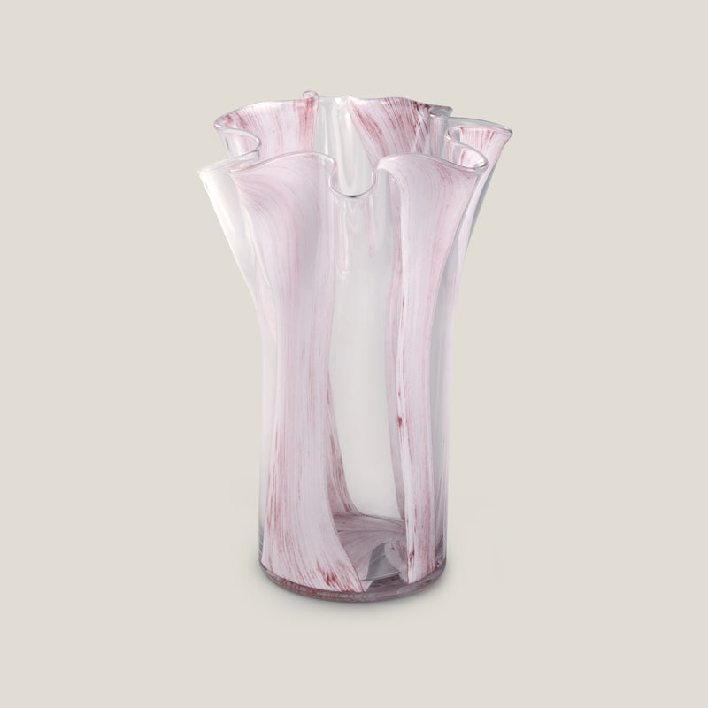 Gloria Blush Glass Vase
