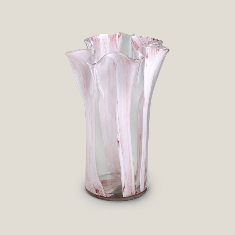 Gloria Blush Glass Vase