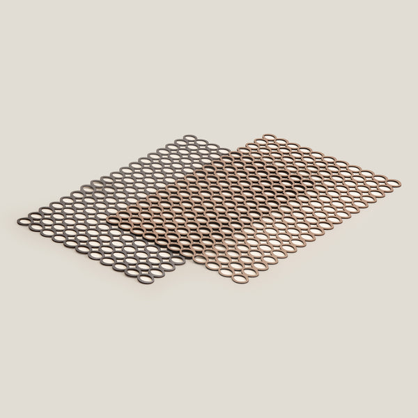 Ovalia Copper Placemat Set Of 2