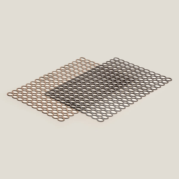 Ovalia Copper Placemat Set Of 2